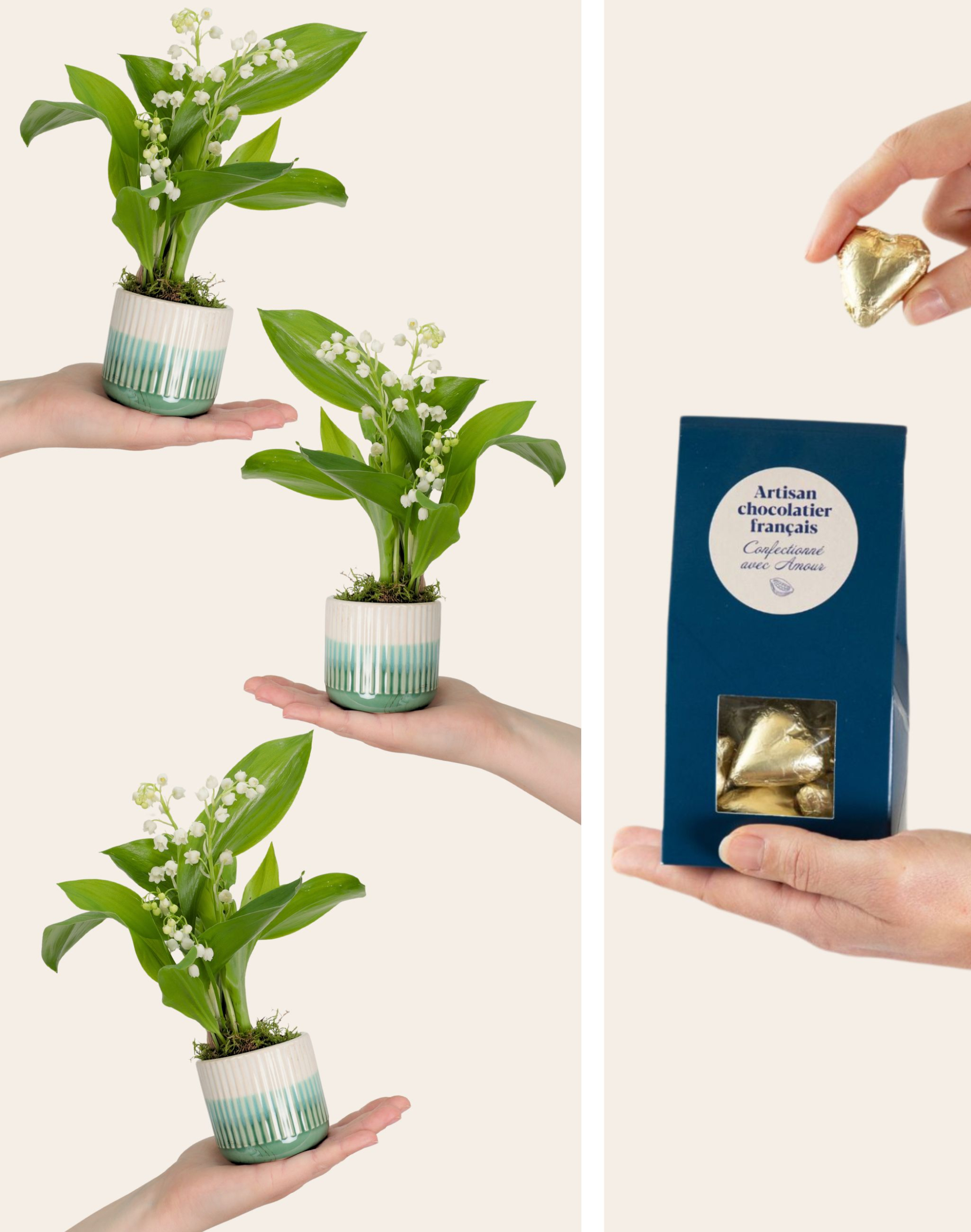 Duo du bonheur - Muguet et chocolats