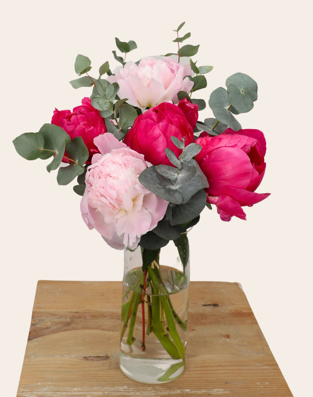 Duo - Bouquet de Pivoines et livre