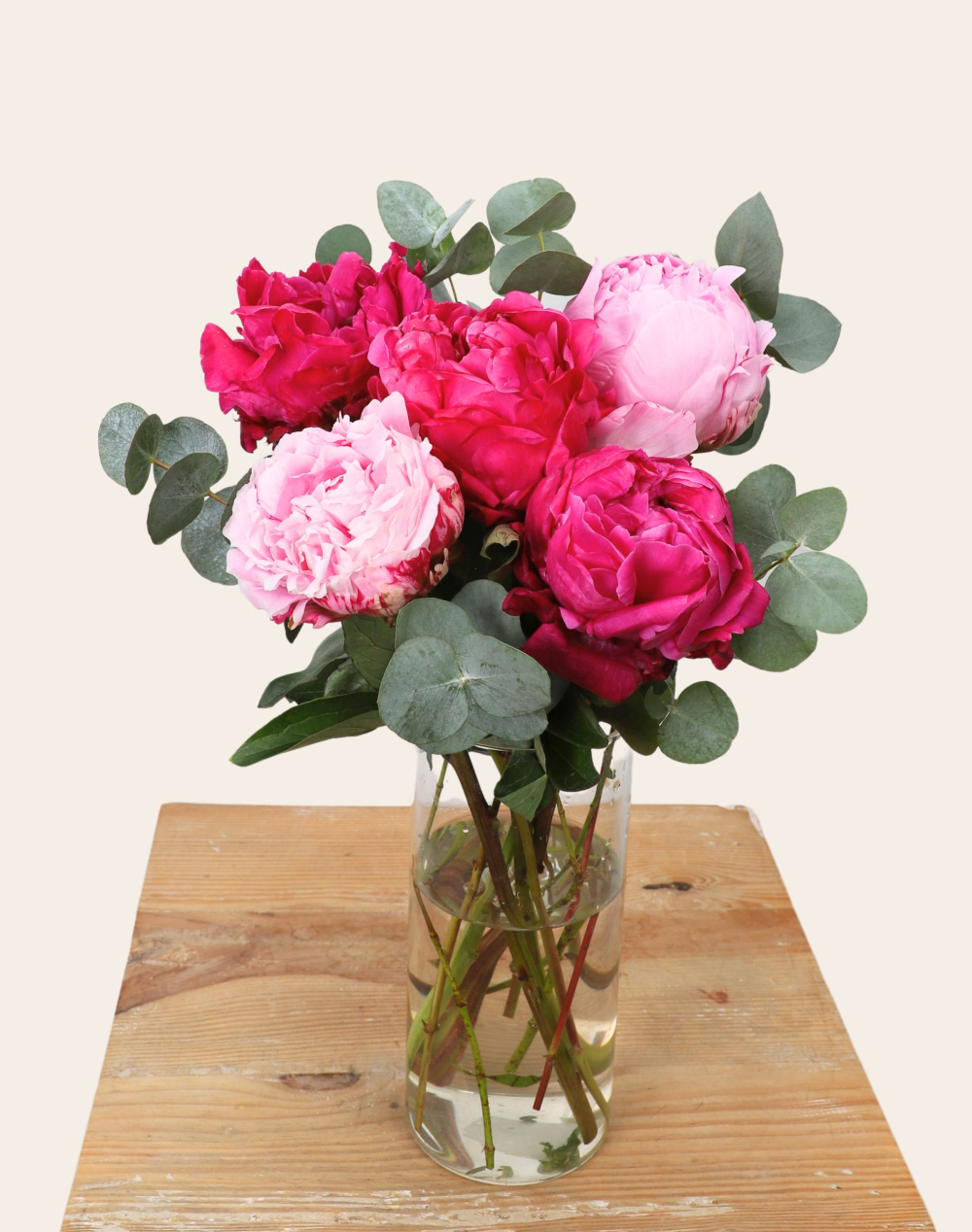 Duo - Bouquet de Pivoines et livre