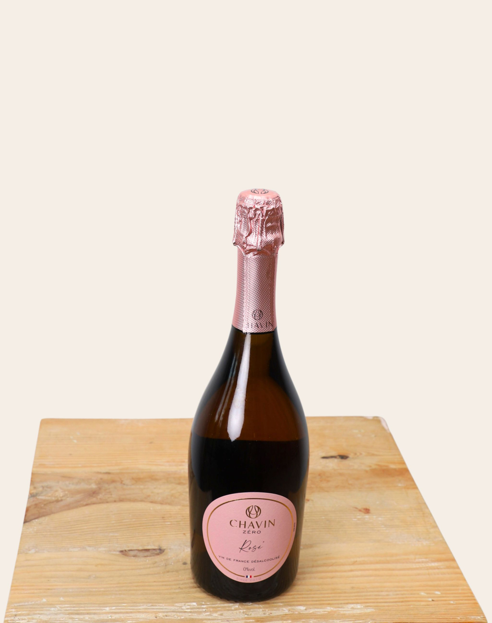Duo - Bouquet de saison rose et Vin sans alcool
