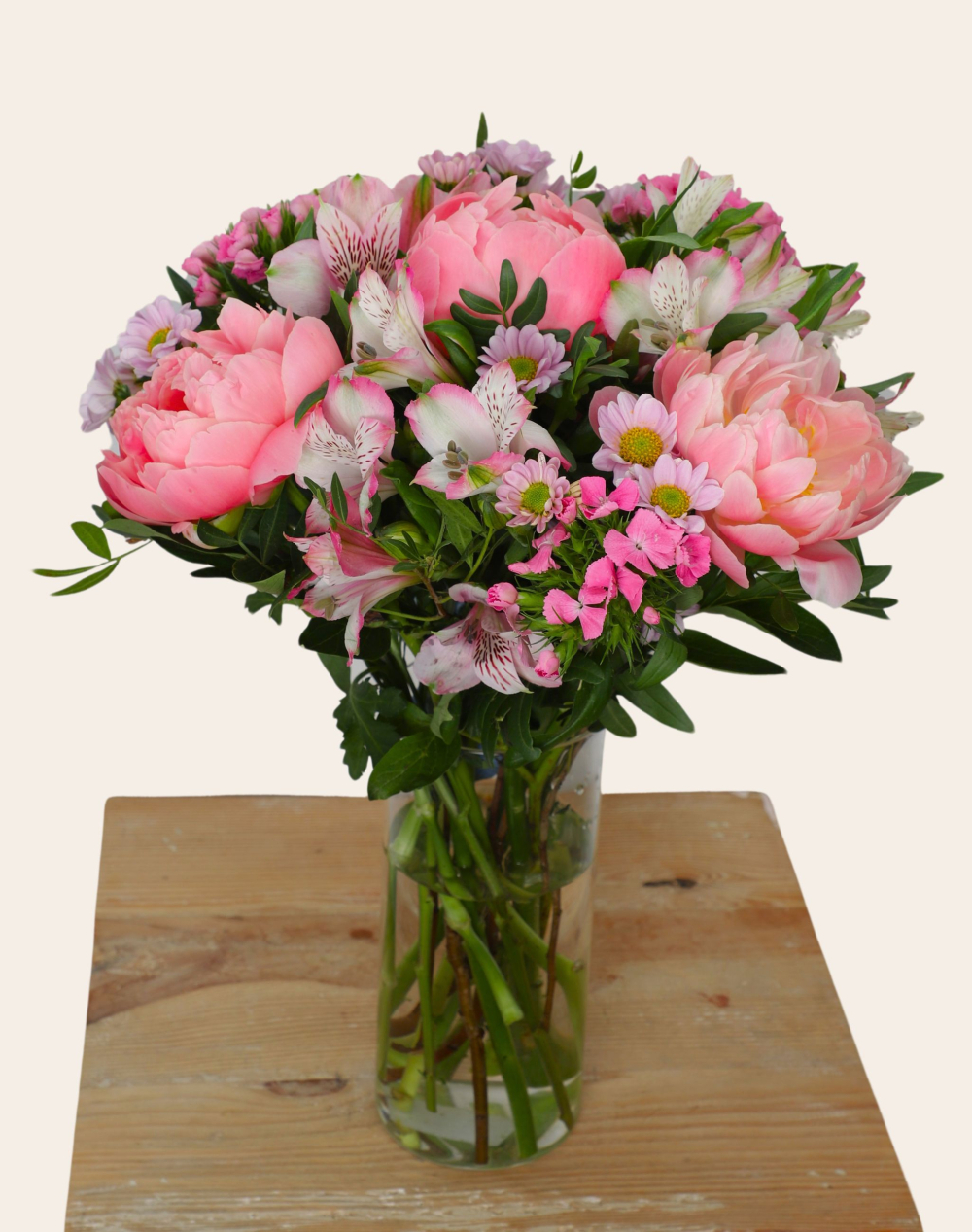 Pack Naissance - Bouquet de saison rose