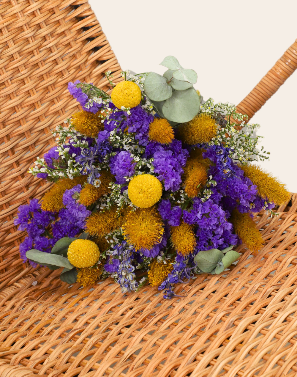 Solstice d'été - Bouquet de fleurs séchées