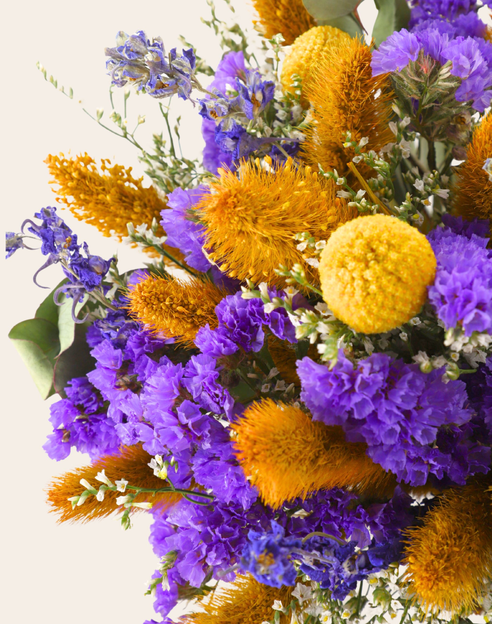 Solstice d'été - Bouquet de fleurs séchées