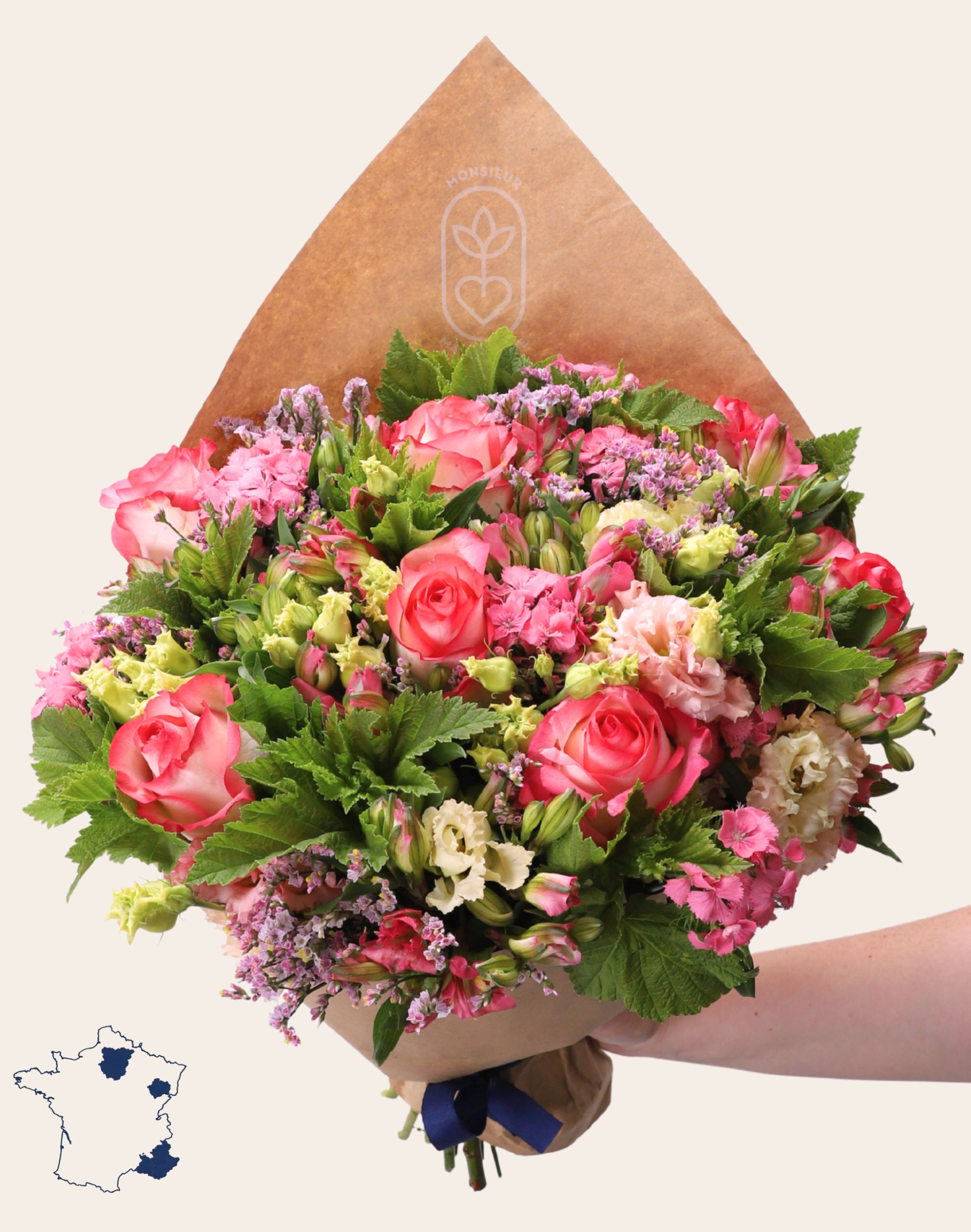 Bouquet de saison - Rose