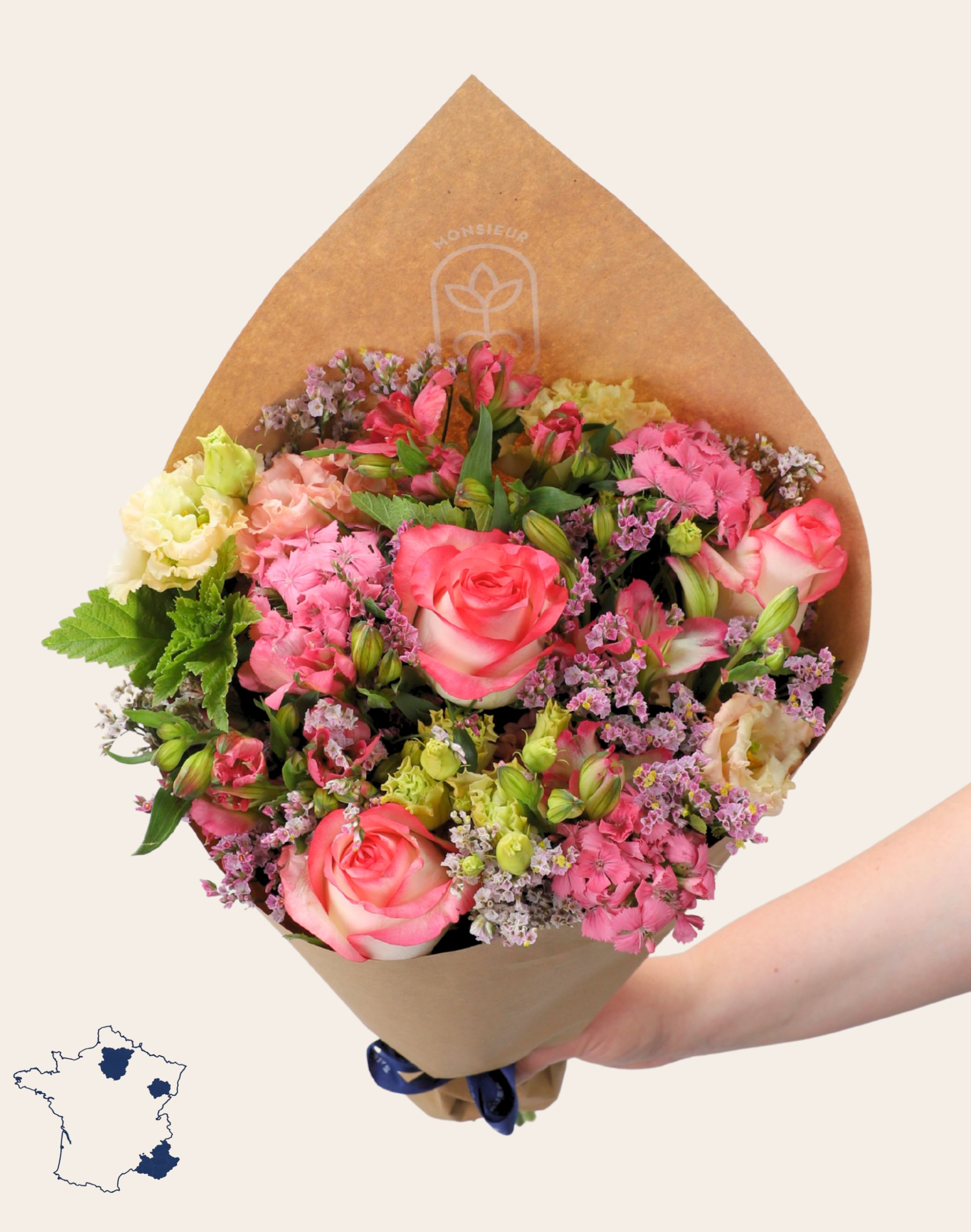 Bouquet de saison - Rose