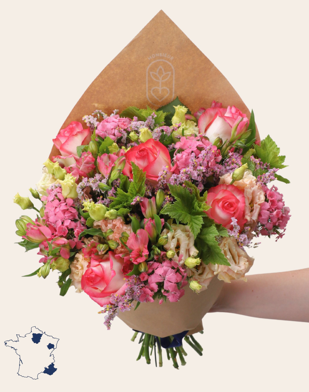 Bouquet de saison - Rose