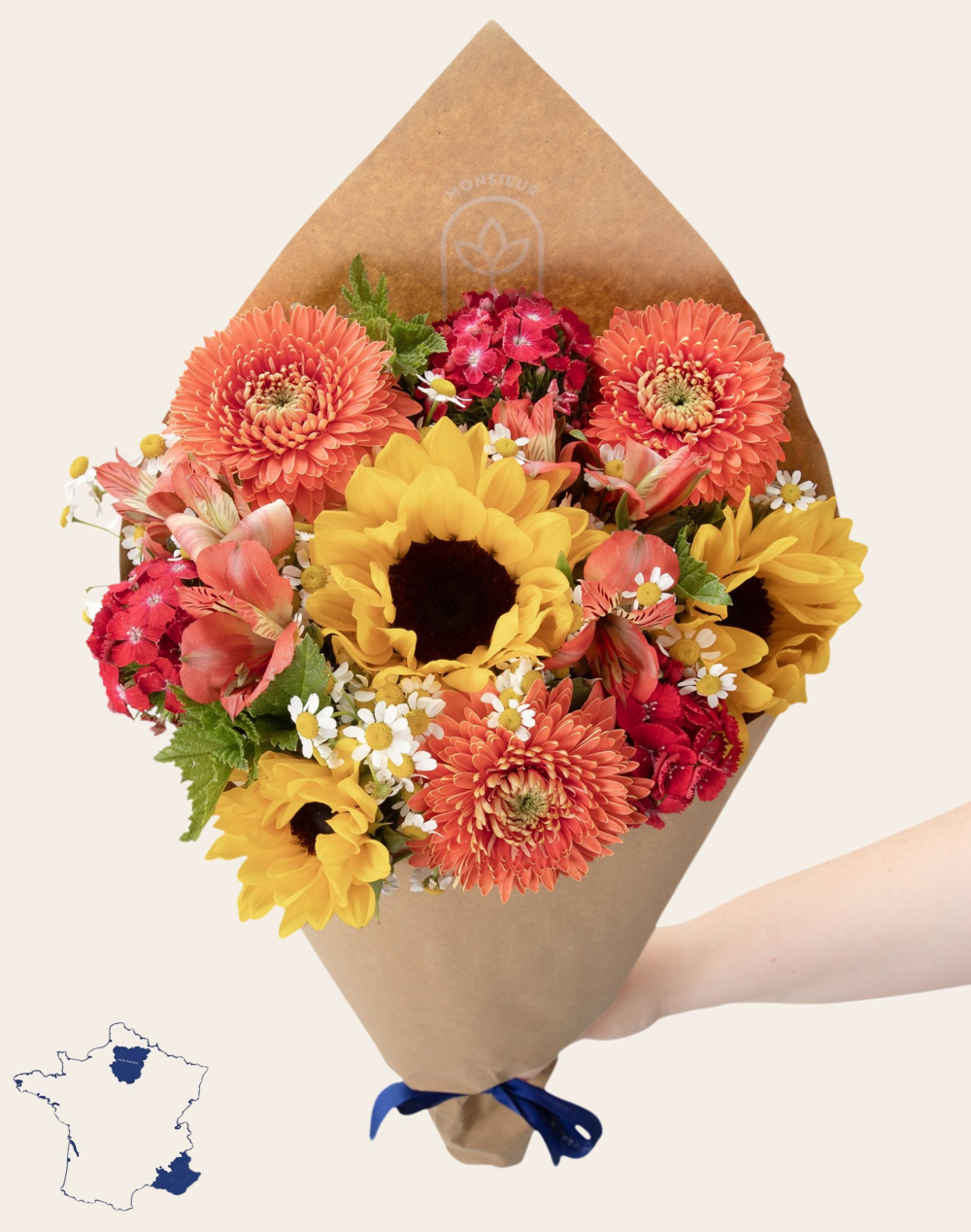 Pack Remerciement - Bouquet de saison coloré