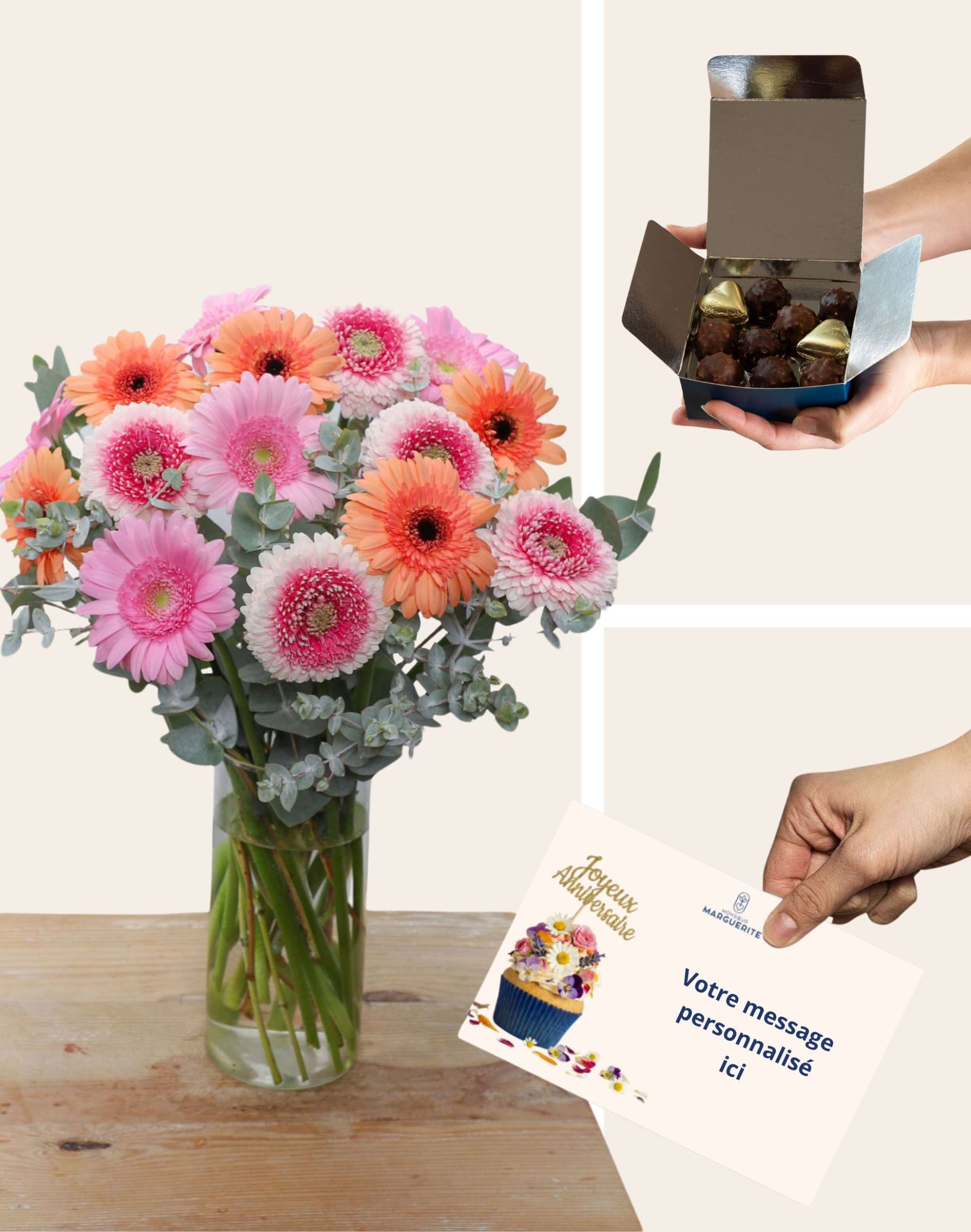 Pack Anniversaire - Bouquet de Germinis