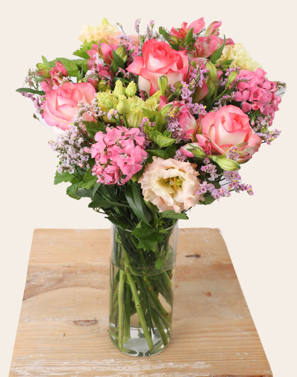 Pack Amour - Bouquet de saison rose