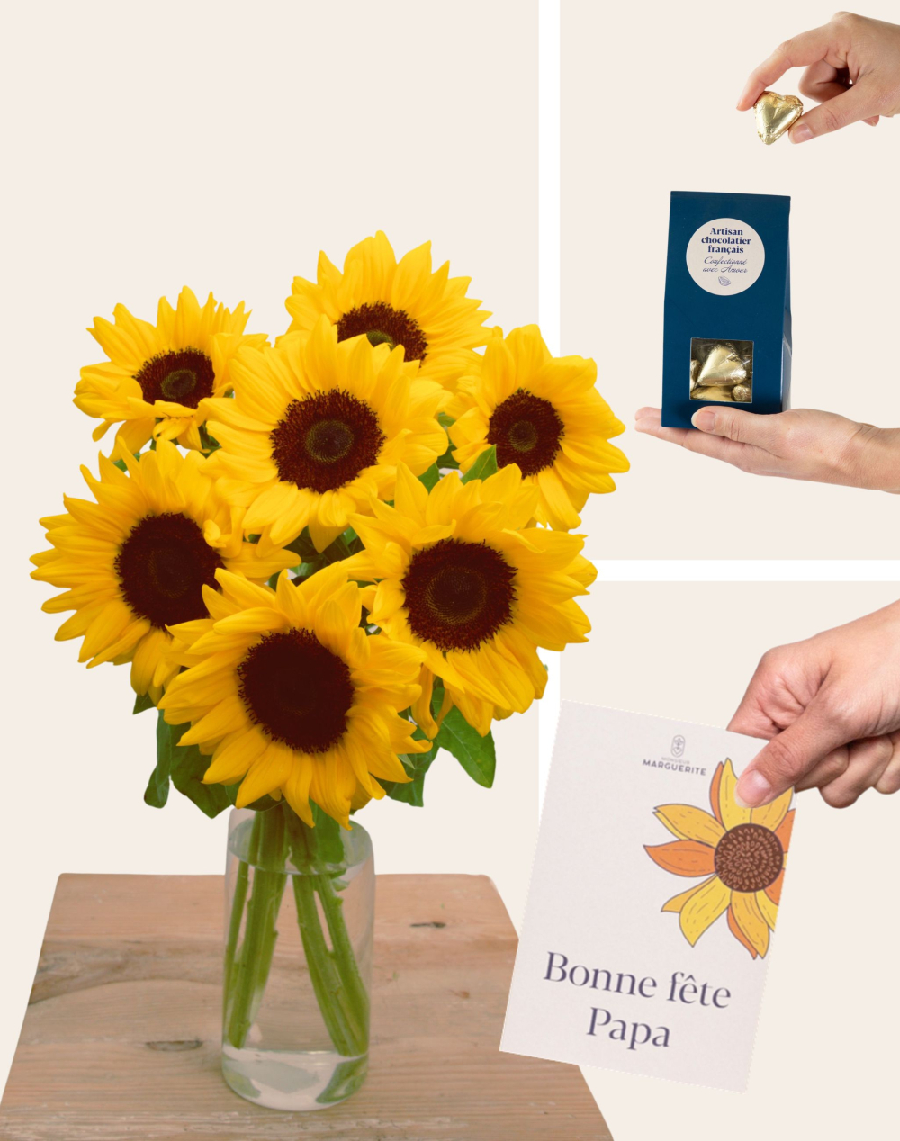 Pack Papa - Botte de Tournesols
