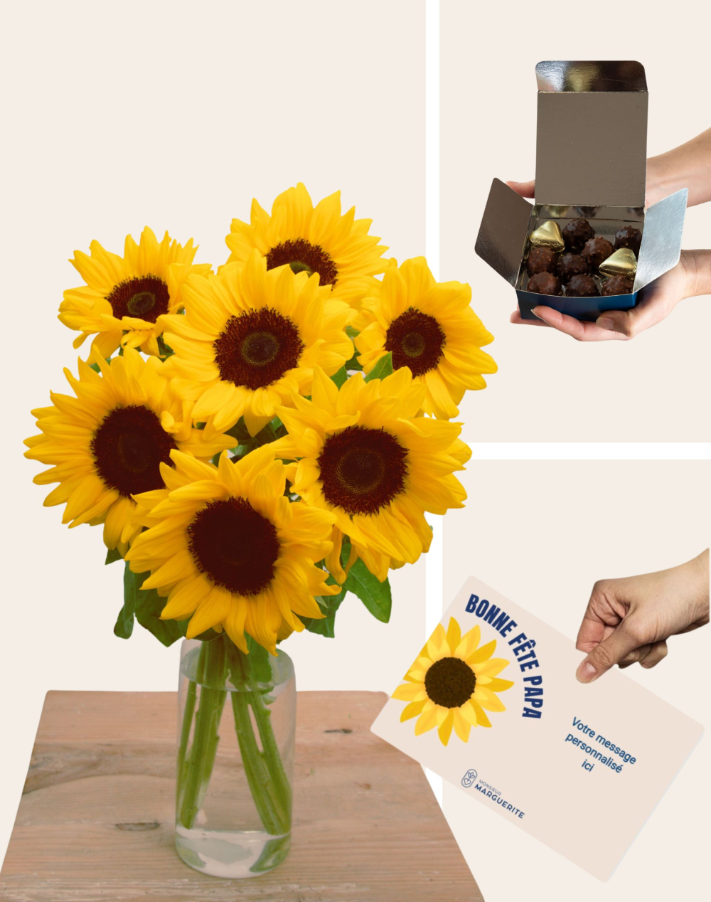 Pack Papa - Botte de Tournesols