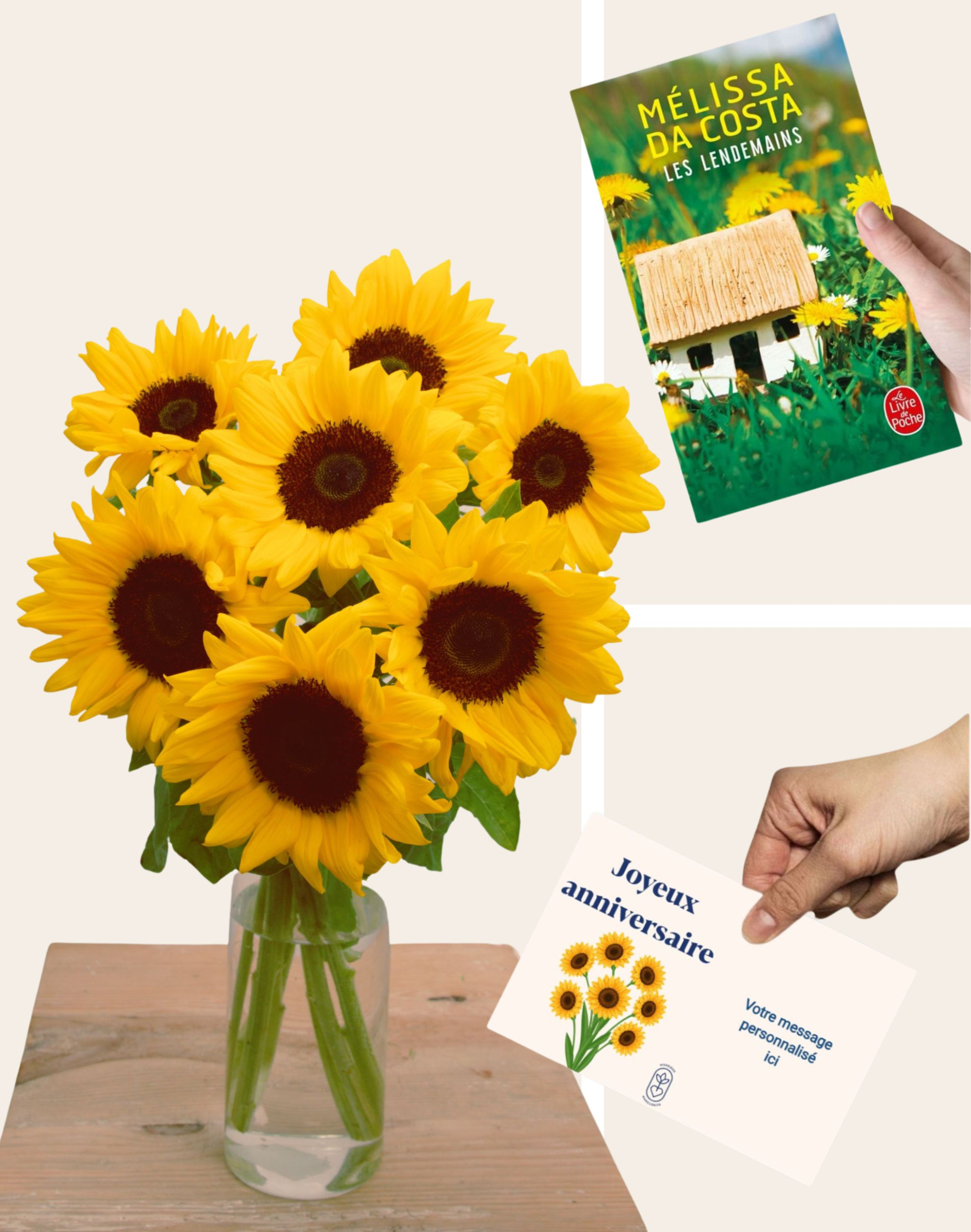 Pack Anniversaire - Botte de Tournesols