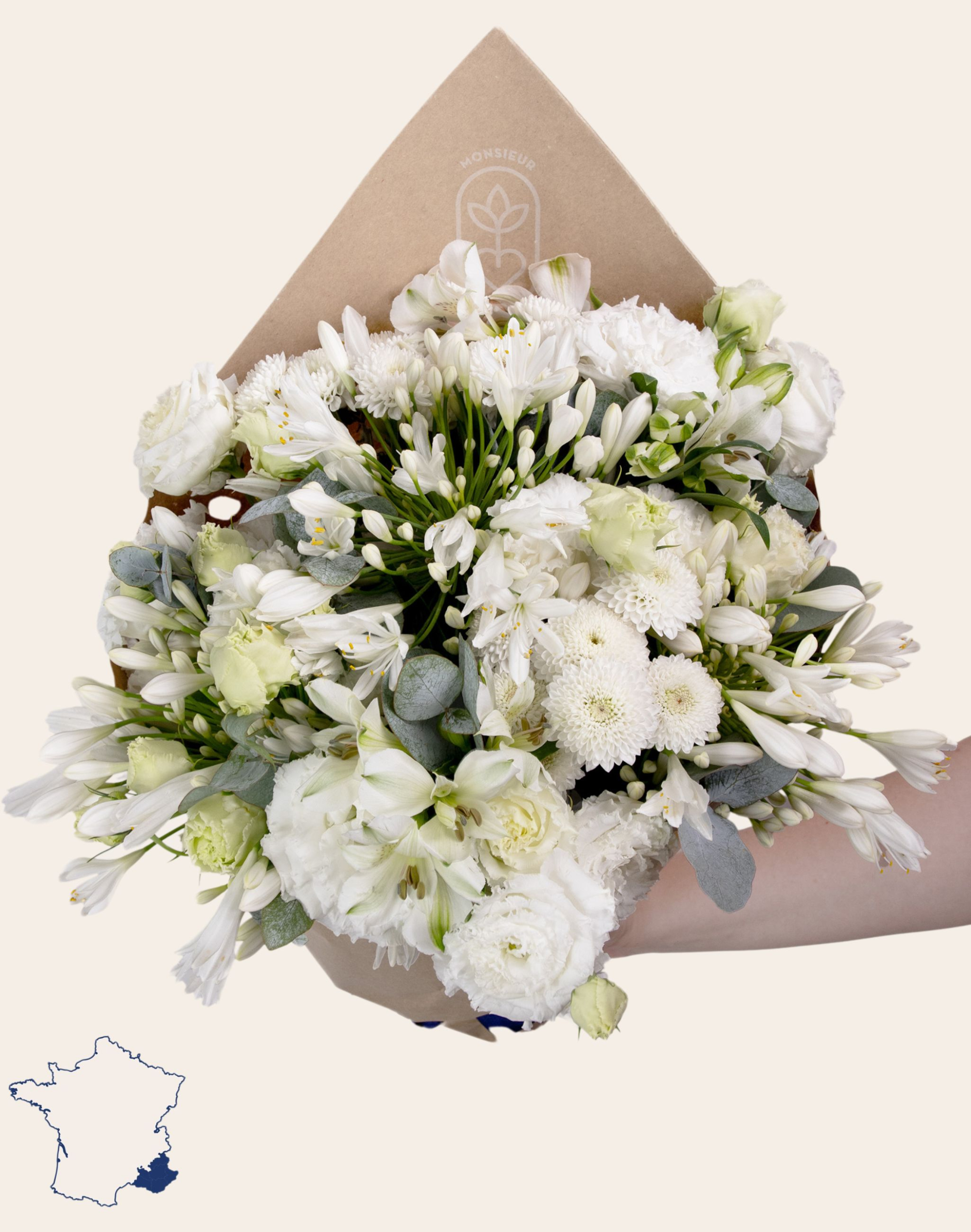 Bouquet de saison - Blanc