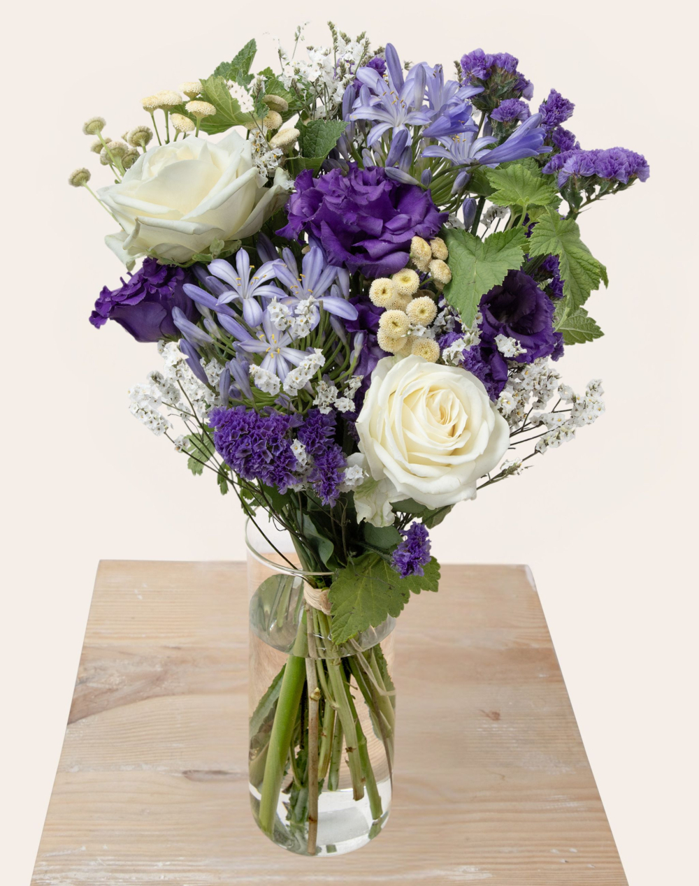 Bouquet de saison - Bleu et blanc