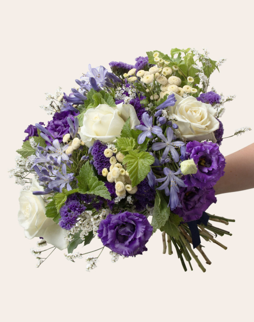 Bouquet signature - Bleu et blanc