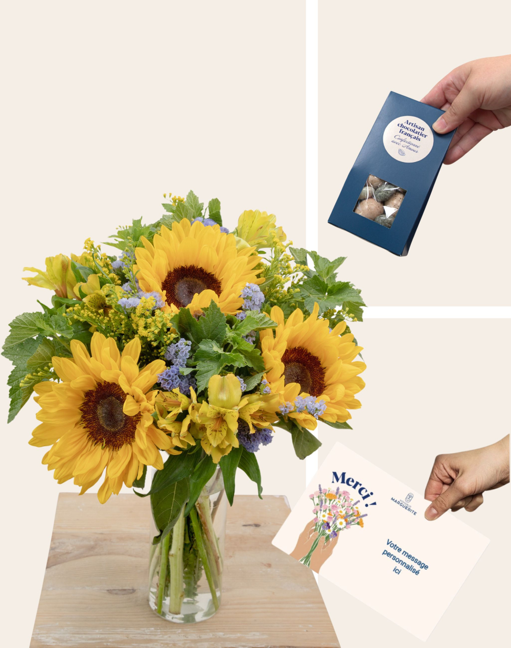 Pack Remerciement - Bouquet de saison coloré