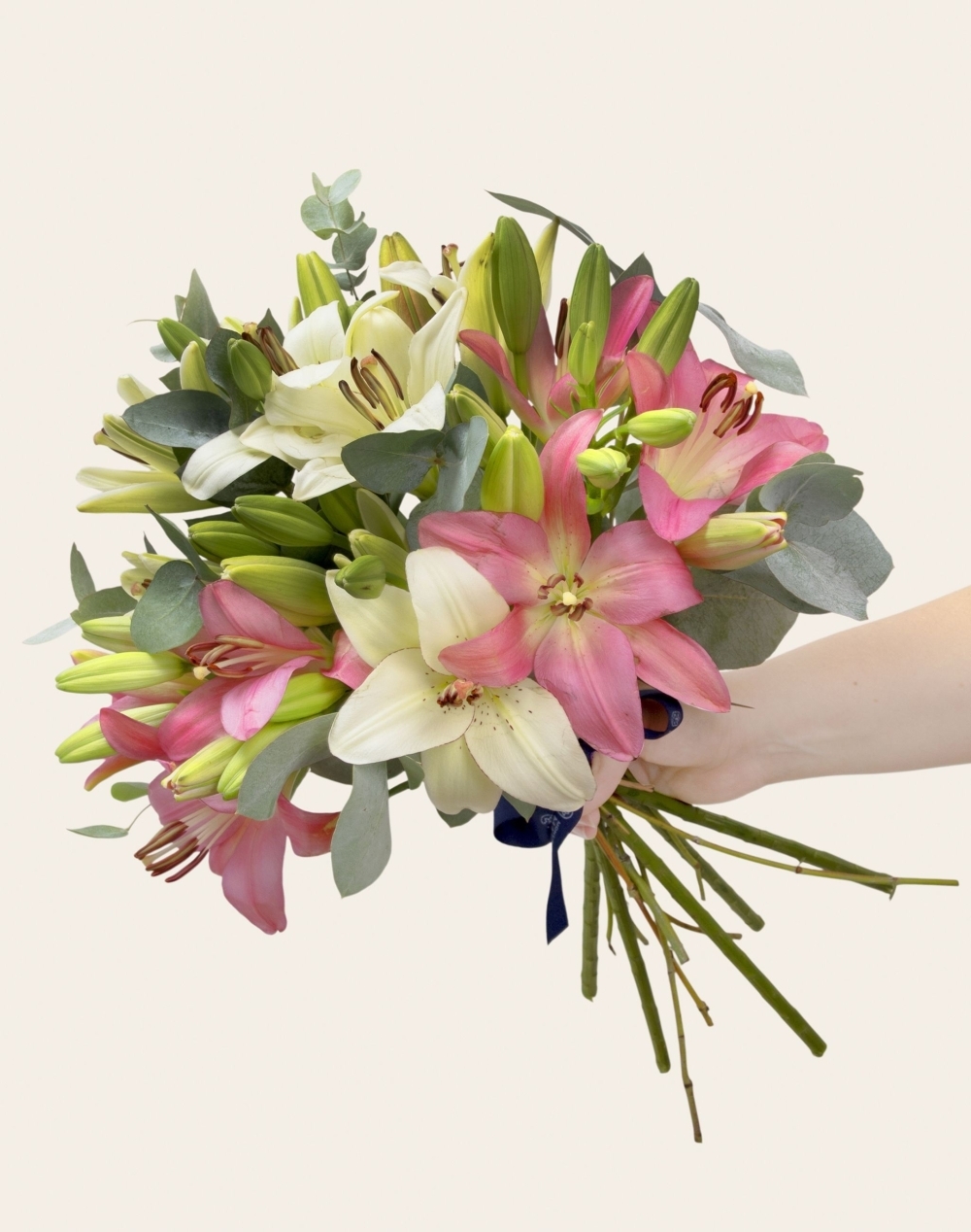 Bouquet de Lys - Rose et Blanc