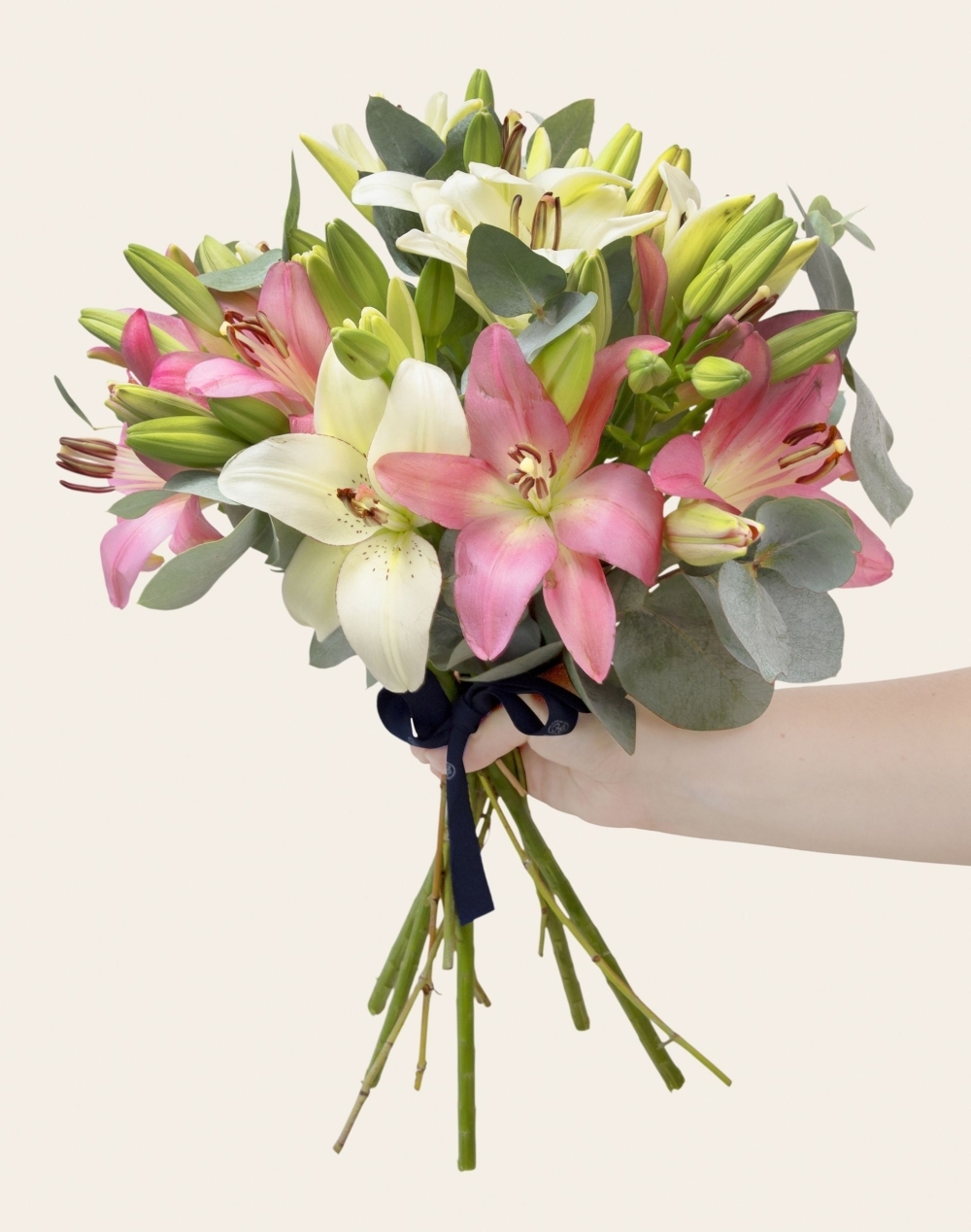 Bouquet de Lys - Rose et Blanc