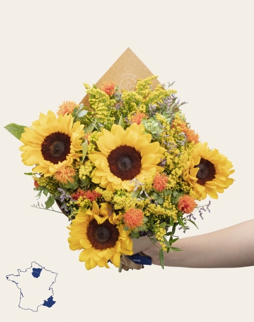 Bouquet de saison - Coloré - Généreux | Fleurs à domicile | Monsieur Marguerite