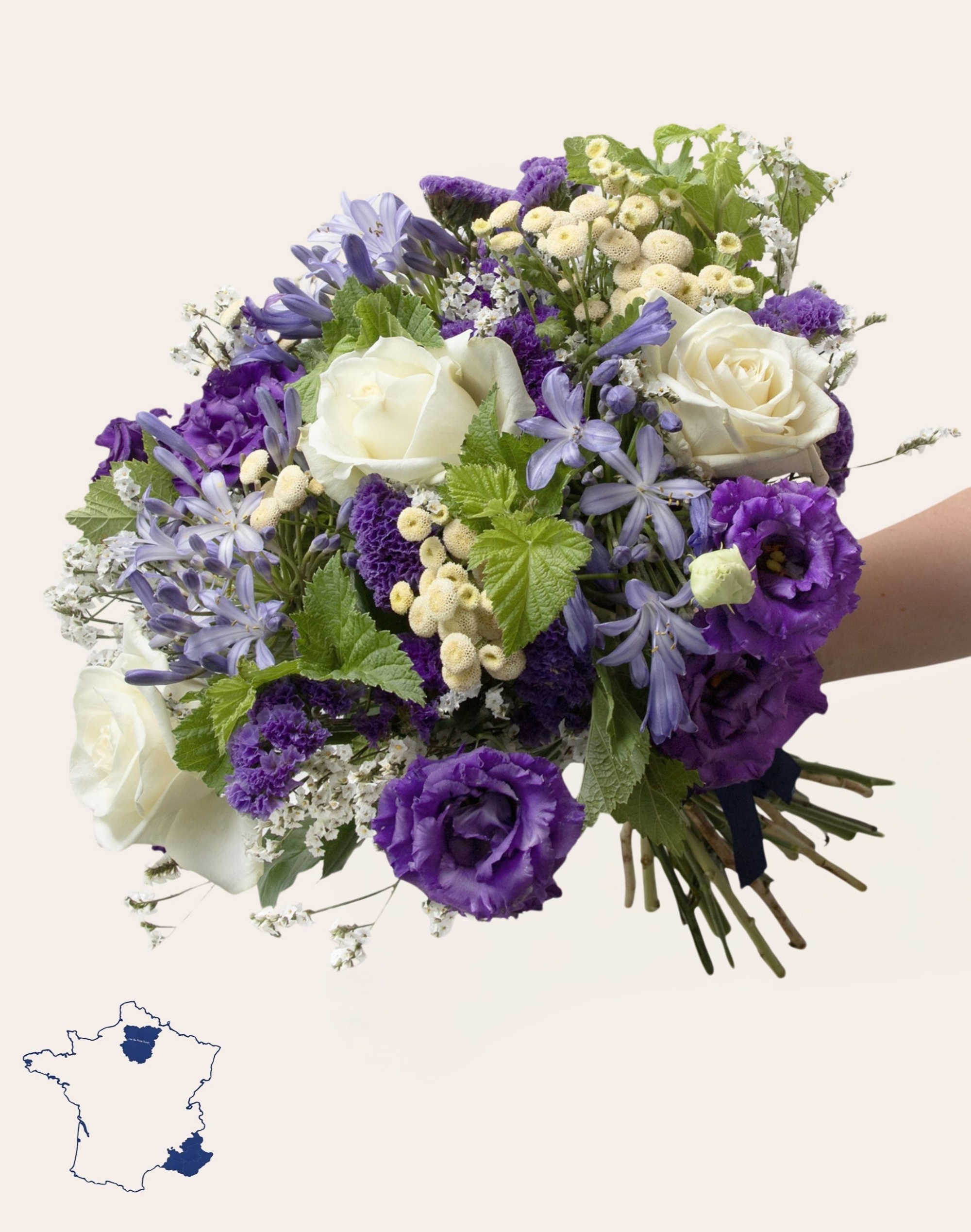 Bouquet signature - Bleu et blanc