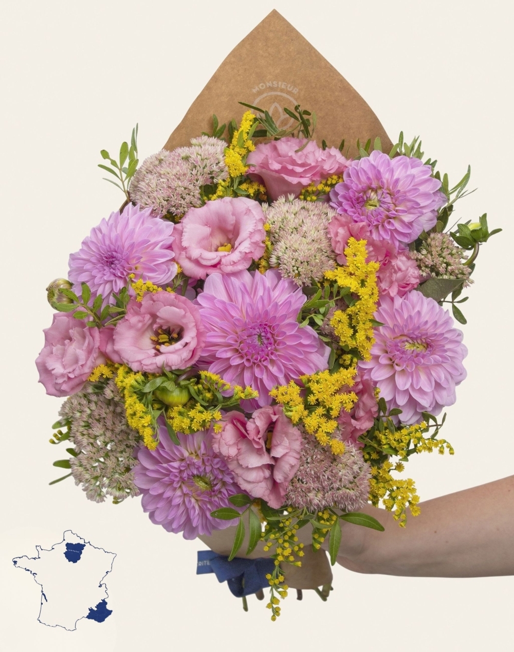 Pack Amour - Bouquet de saison Dahlia