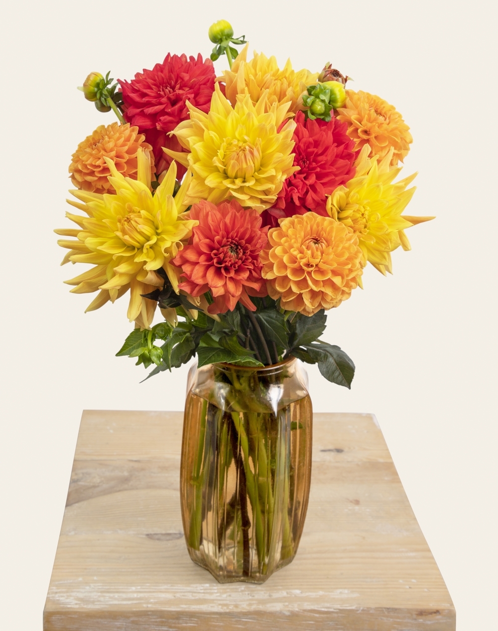 Botte de Dahlias - Couleurs Automnales