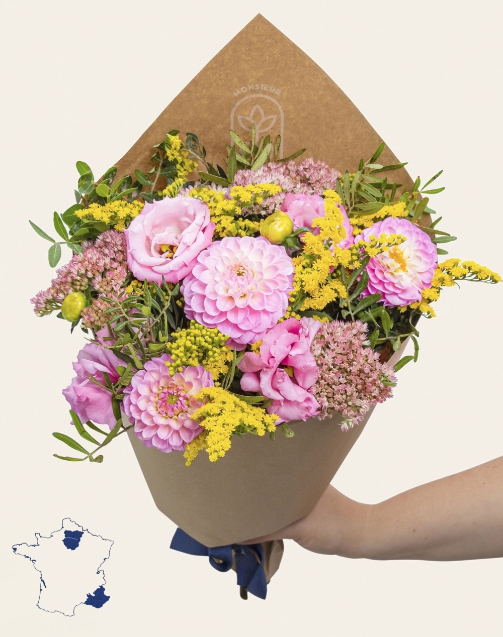 Bouquet de saison - Dahlia - Passionnément