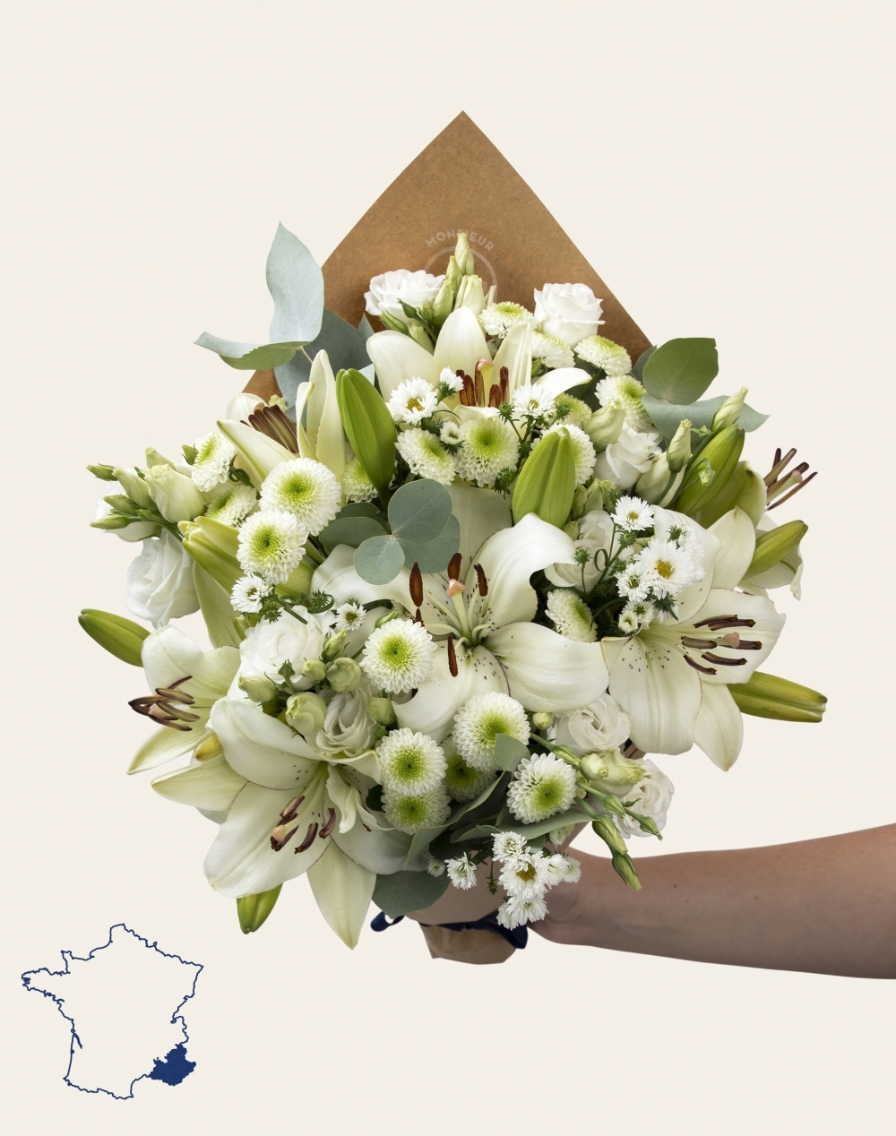Bouquet de saison - Blanc