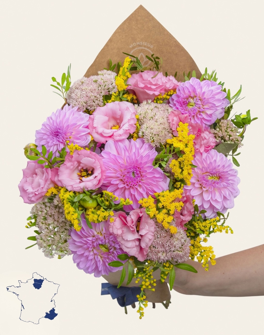 Pack Amour - Bouquet de saison Dahlia