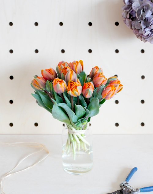 Botte de 20 Tulipes d'exception Princess oranges