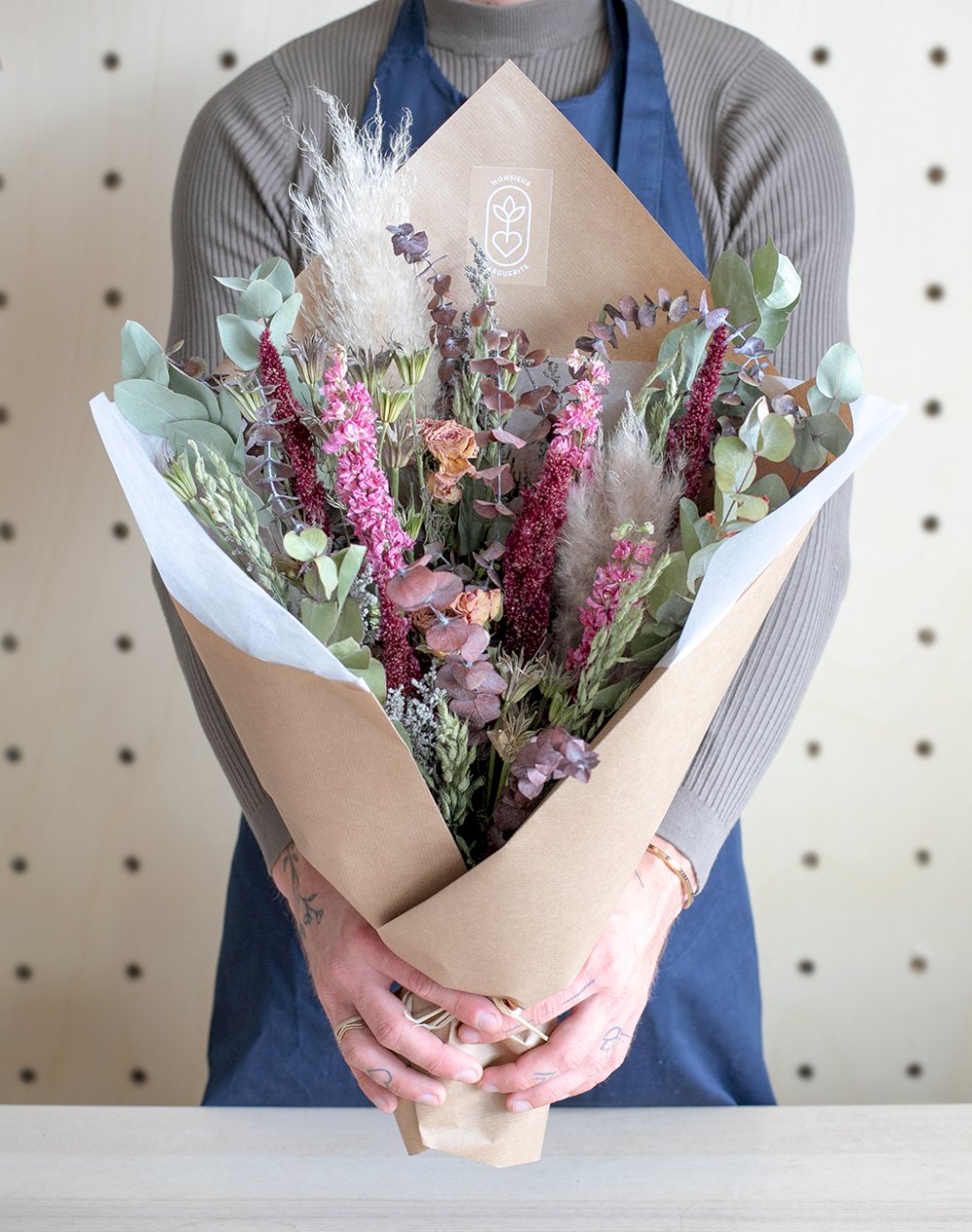 Crépuscule d'Été - Bouquet de fleurs séchées