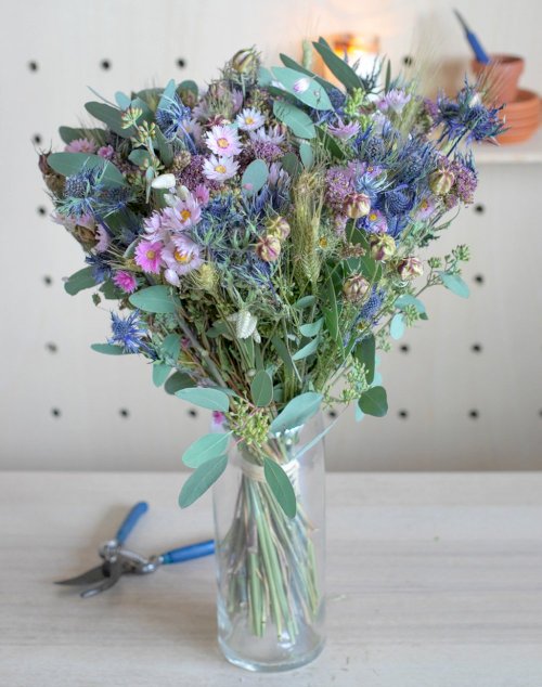 Flocon - Bouquet de fleurs séchées