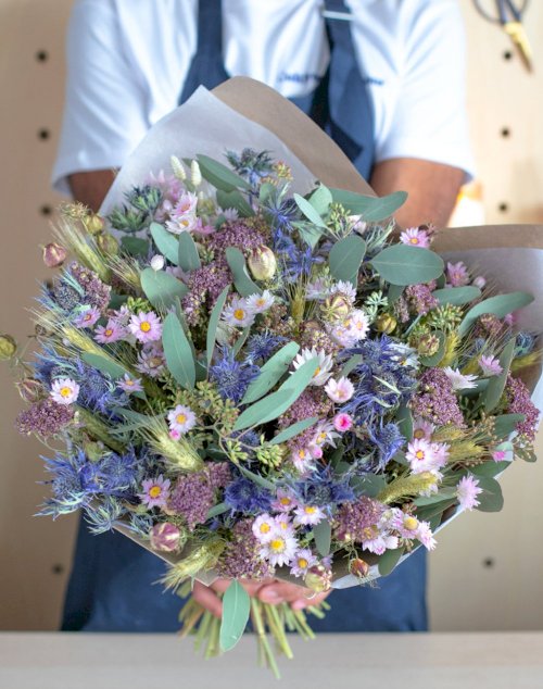 Flocon - Bouquet de fleurs séchées
