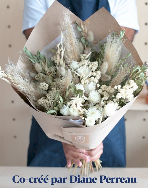 Hiver Magique x Diane Perreau - Bouquet de fleurs séchées