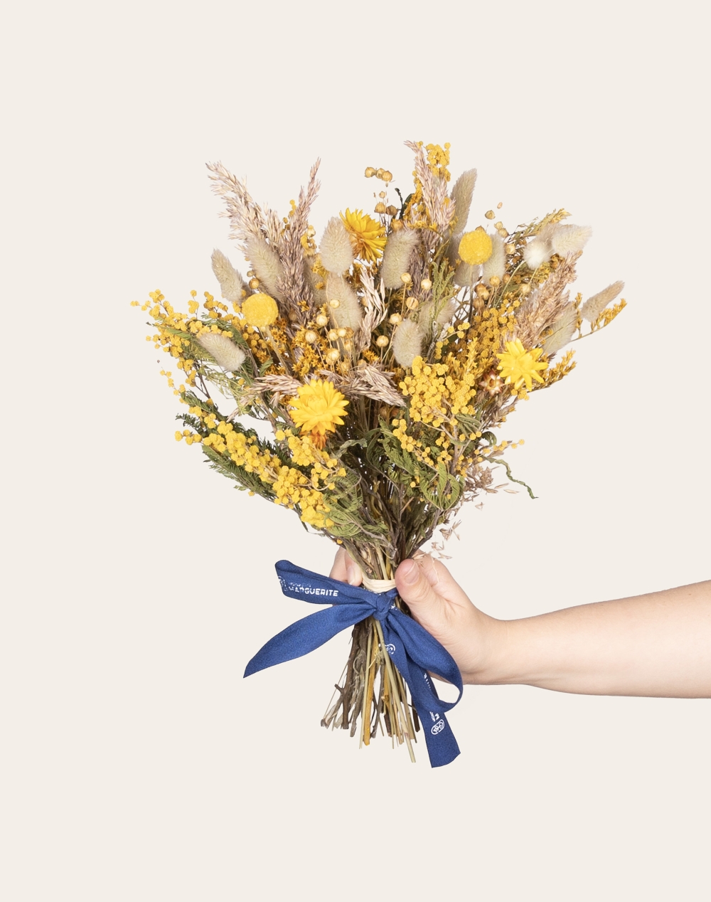 Féerie jaune - Bouquet de fleurs séchées