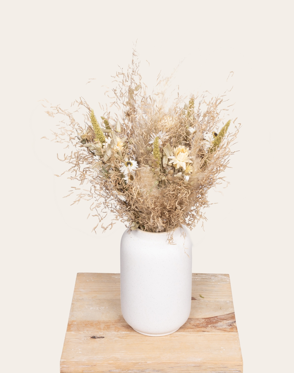 Féerie blanc - Bouquet de fleurs séchées