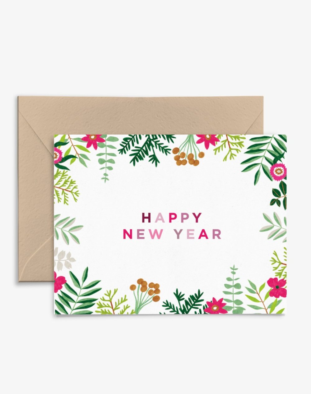 Kit de 5 cartes Happy New Year + enveloppes