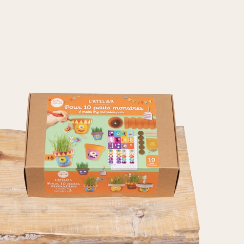 Coffret Cadeau - Mes Pots Monstres | Fleurs à domicile | Monsieur Marguerite