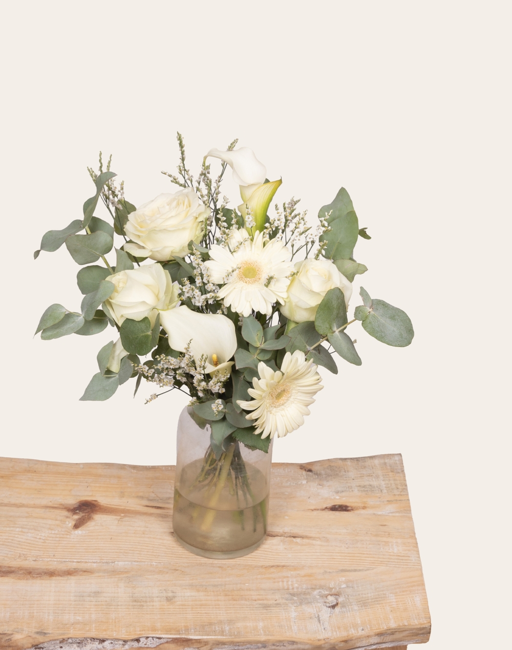 Pack Naissance : Bouquet de saison blanc