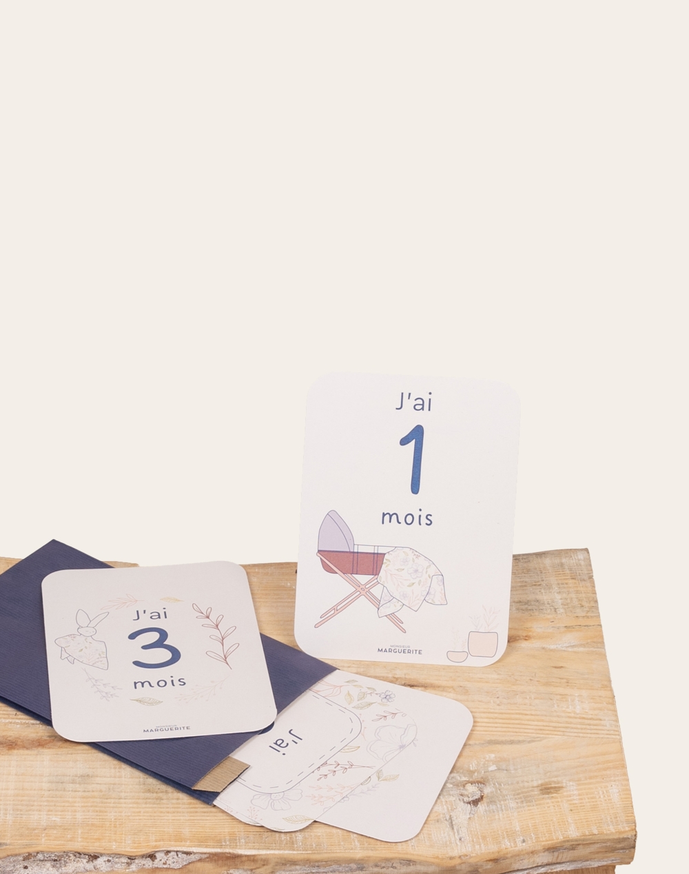 Cartes Mois - Bébé