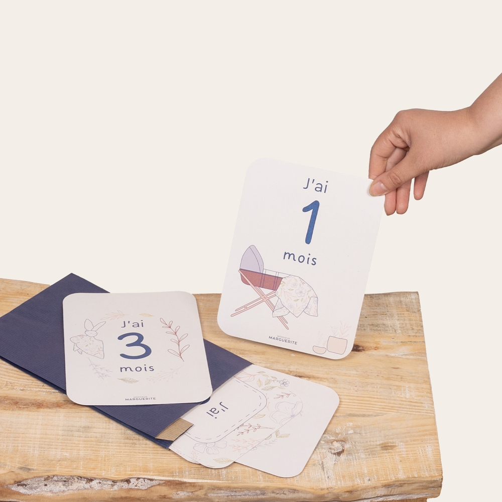 Cartes Mois - Bébé