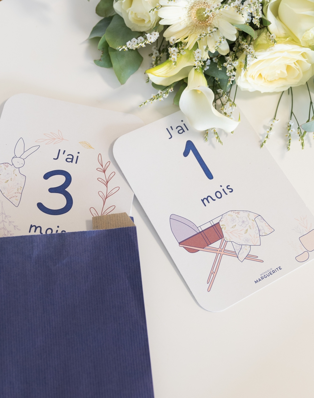 Cartes Mois - Bébé