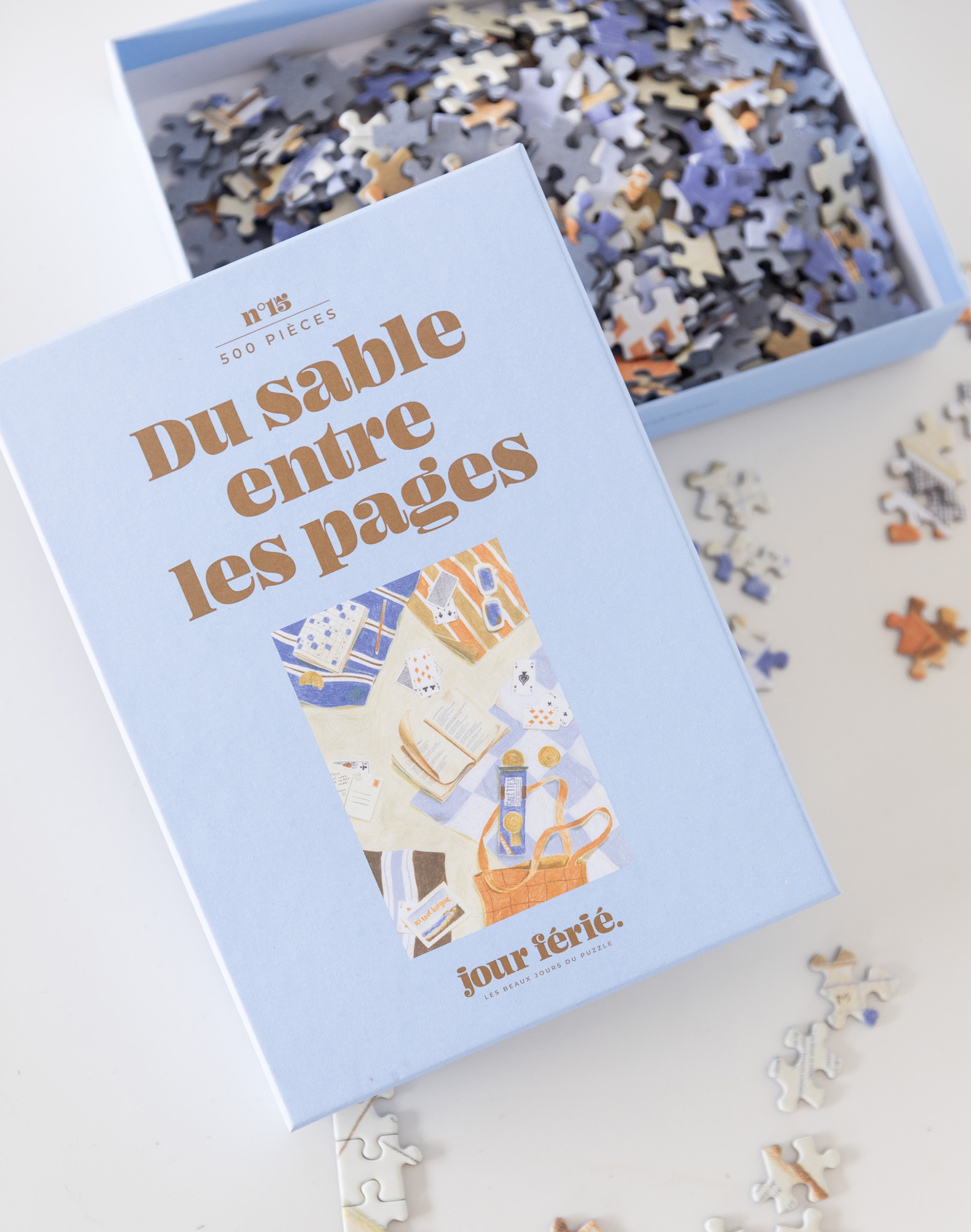 Puzzle 500 pièces - Du sable entre les Pages