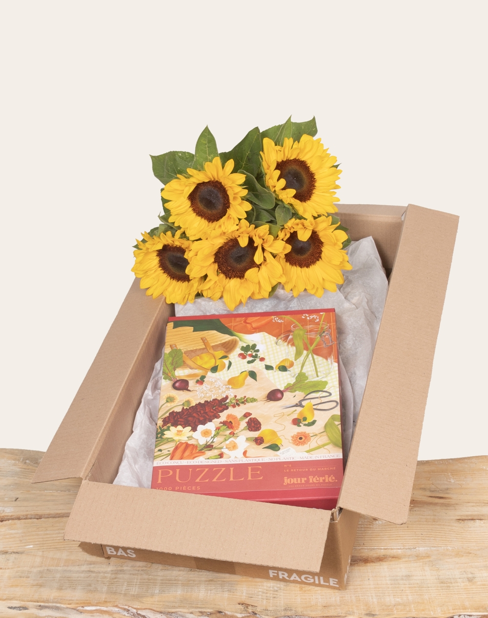 Duo de Provence : Tournesols et Puzzle