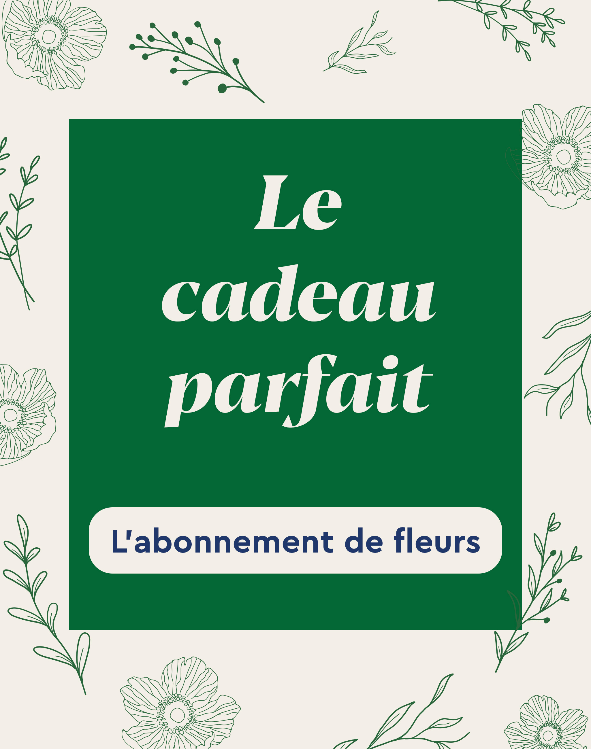 L'Abonnement de fleurs