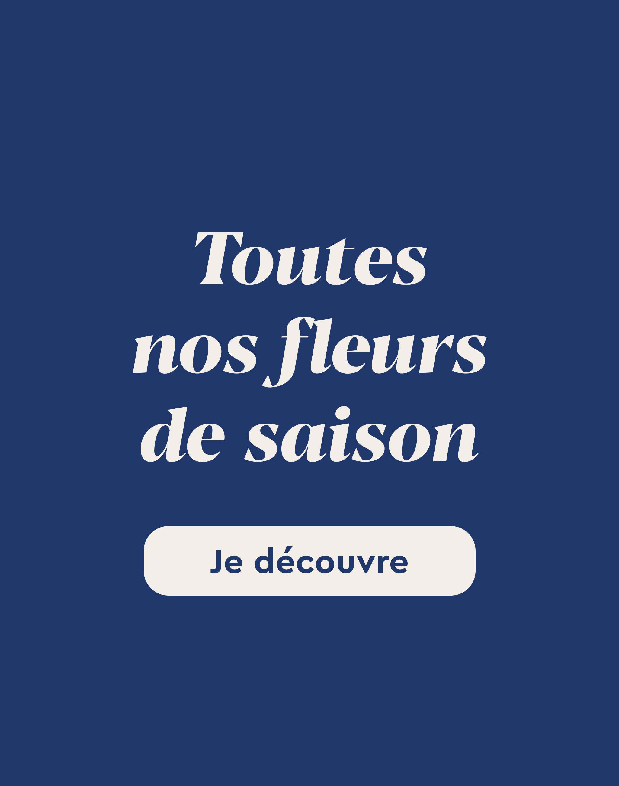 Toutes nos fleurs de saison