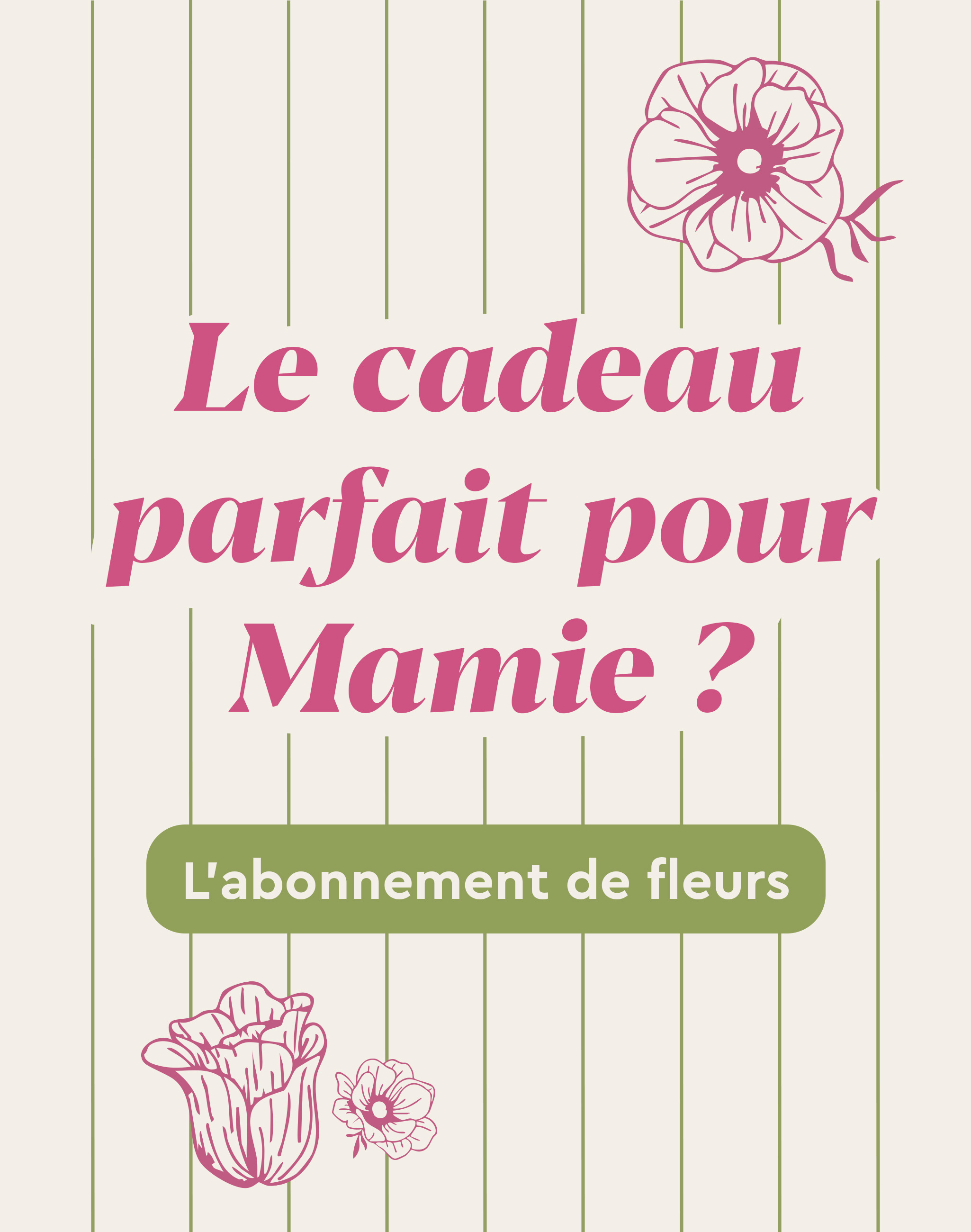 L'abonnement de fleurs 