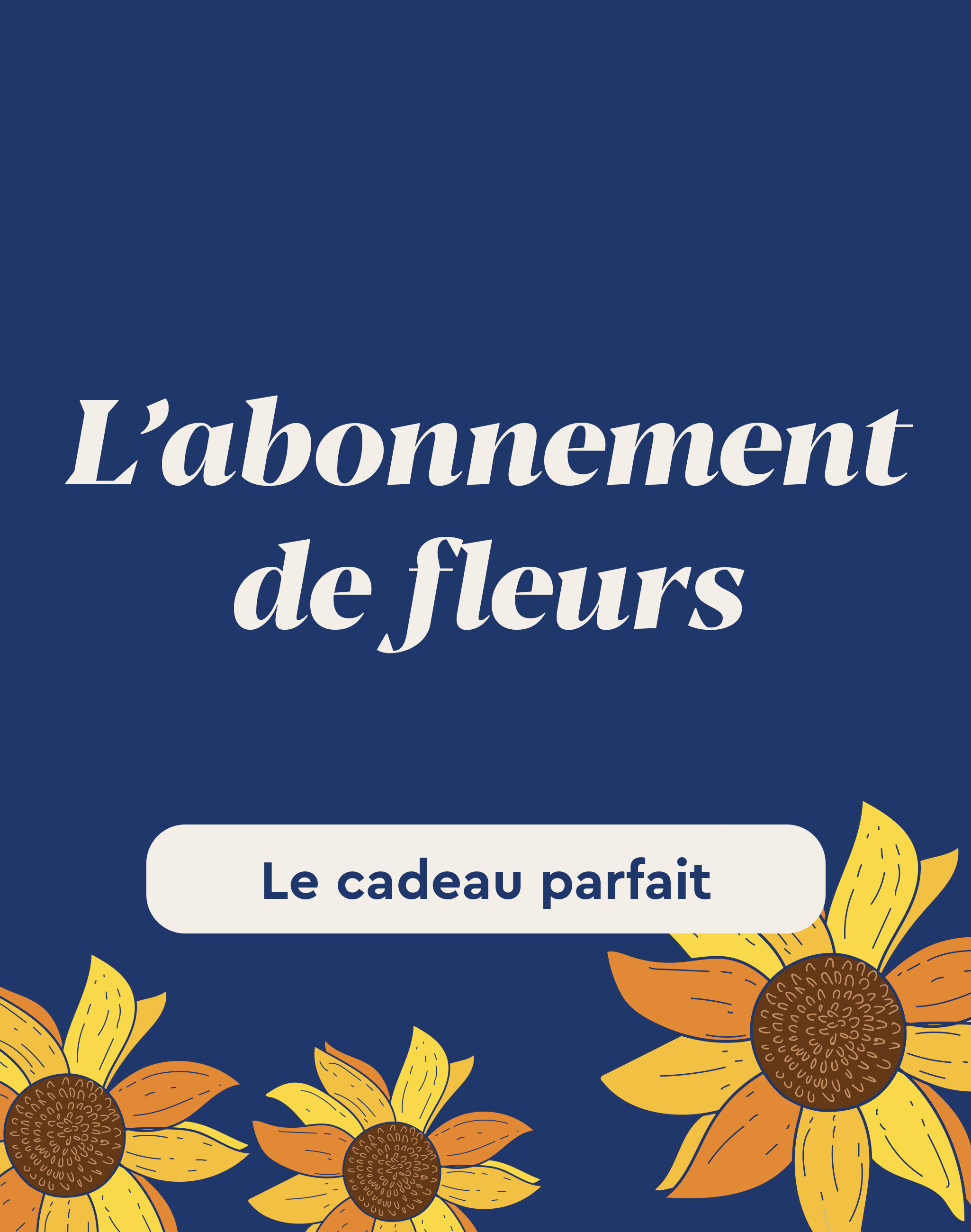 L'abonnement de fleurs 